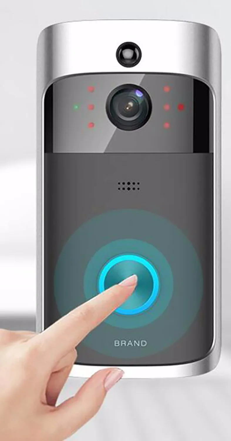 Ip видеодомофон Wi Fi дверной звонок WIFI Звонок камера для квартиры ИК сигнализация