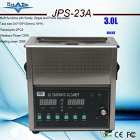 newest hot sale jps 23a ultrasonic cleaner 220v110v 3l mufti functions with sweep degas and power adjustable