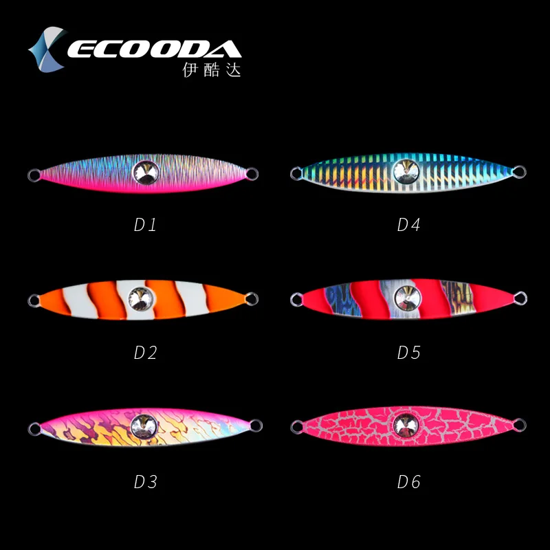 ECOODA 1 шт. рыболовные Тонущая приманка для рыбы дергающаяся 50 г 80 120 170 220 300 на блесну