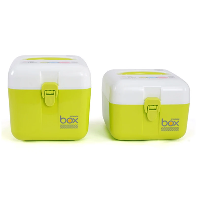 Ящик для хранения с замком шкафчик лекарств прочный отсеками HG0305|medicine cabinet|storage