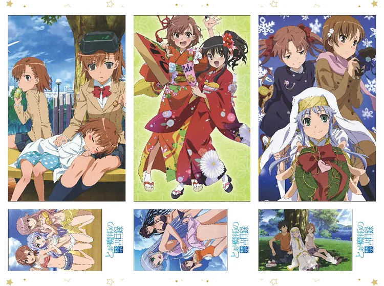 Аниме определенный волшебный индекс 3 Микото Мисака фанат открытка почтовые