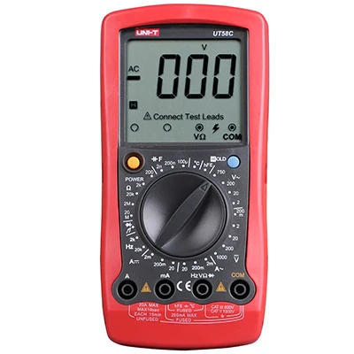 Семейный цифровой мультиметр с ручным диапазоном параметры UT58B/UT58C