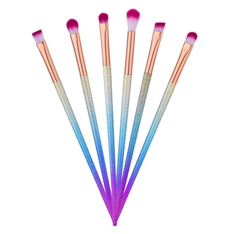 6/10/15 шт. градиент Цвет мягкие Профессиональный Blending Brush набор теней для бровей