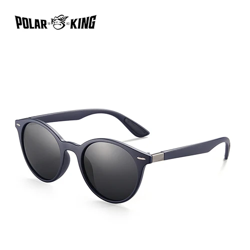 POLARKING Бренд Моды Поляризованные Пластиковые Мужские Солнцезащитные Очки Gafas De Sol мужские Вождения Солнцезащитные Очки Рыбалка Путешествия Очки - Цвет линз: C5 Matte Blue Smoke