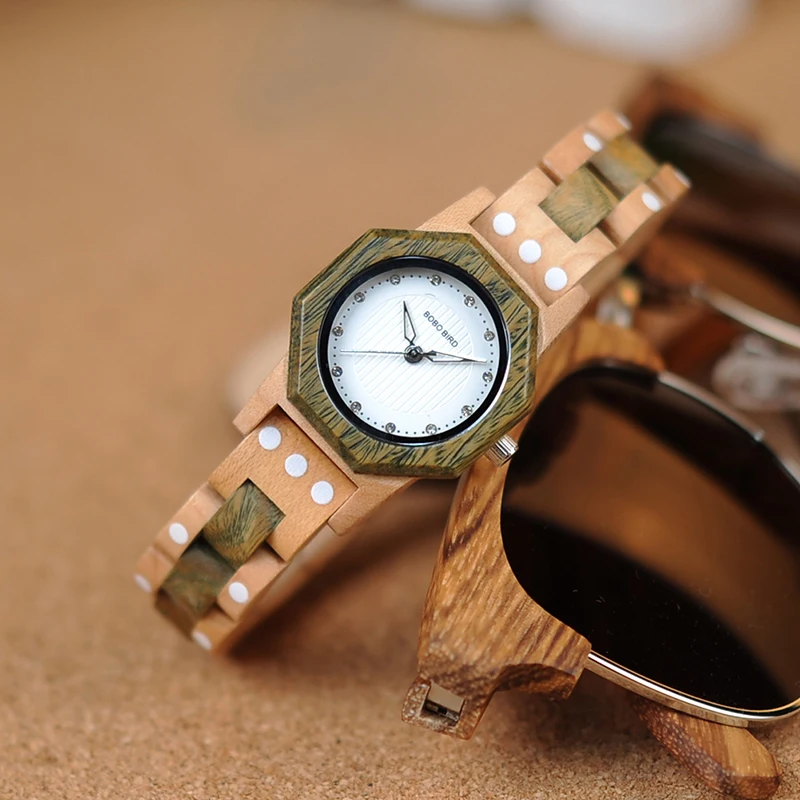 Relogio feminino BOBO BIRD деревянные женские часы 27 мм маленькие роскошные кварцевые