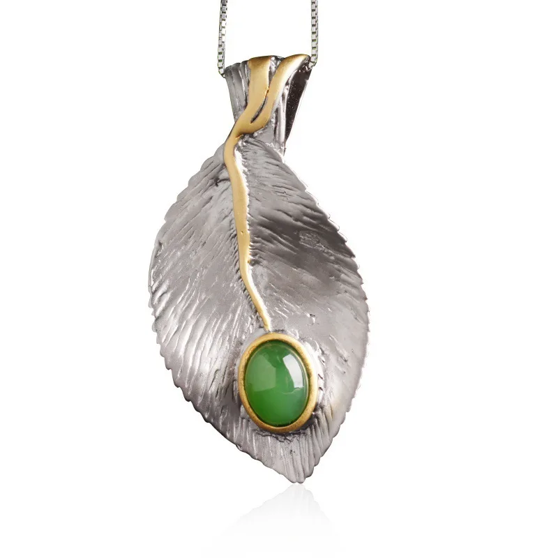 

2020 Choker Necklace Cluci Cage Pendants 925 Inlaid Pendant Manufacturers Selling National Wind Resto Ancient Ways Leaf Sautoir