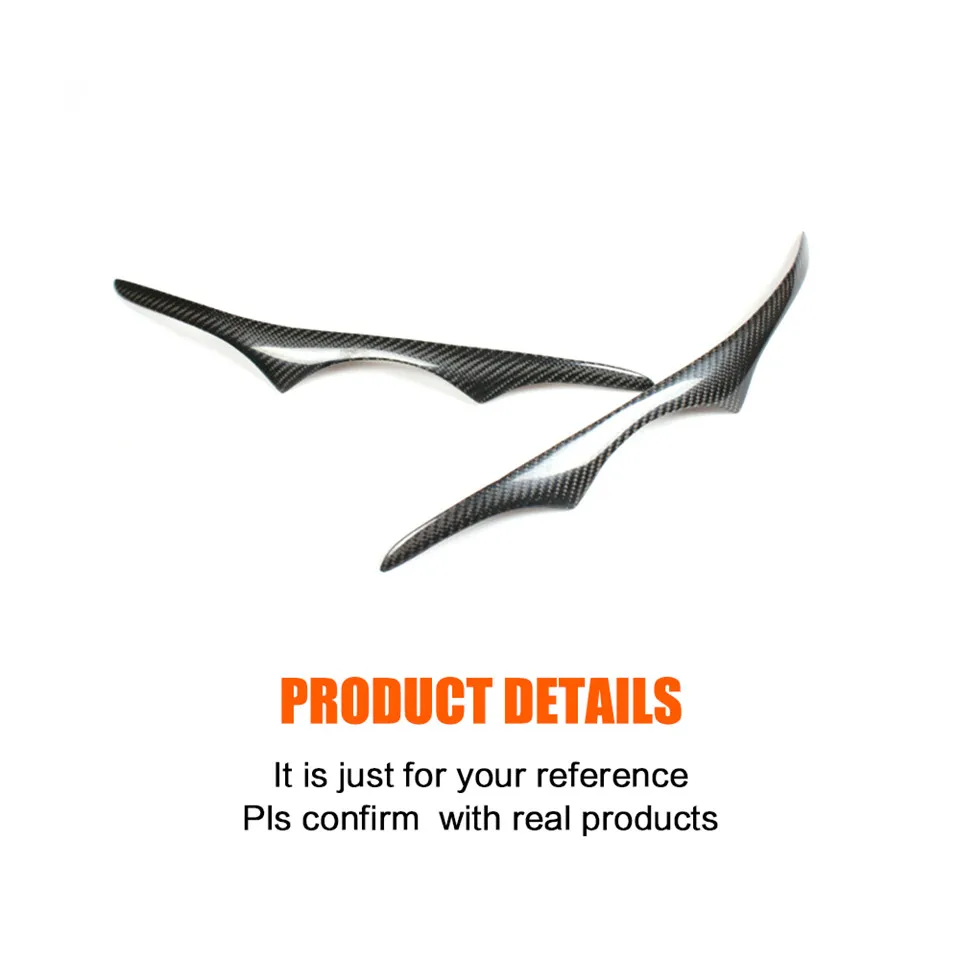 Углеродного волокна фар веки брови Чехлы отделка наклейки для BMW 3 серии E92 купе 2