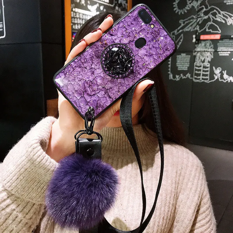 Роскошный стильный чехол для OPPO R17 R11 R11S R9S Plus R15 Dream 3D Crystal Airbag кронштейн ТПУ Oppo K1 R15X