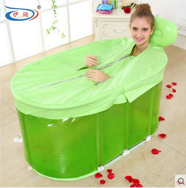 Size110 * 60*60 см Сауна ванны двухдиапазонный Wi-Применение Складная Ванна с когтистой