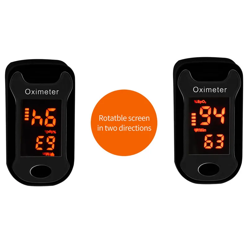 Medical Household Digital Fingertip pulse Oximeter Blood Oxygen Saturation Meter SPO2 PR oximetro de dedo saturimetro oximetro