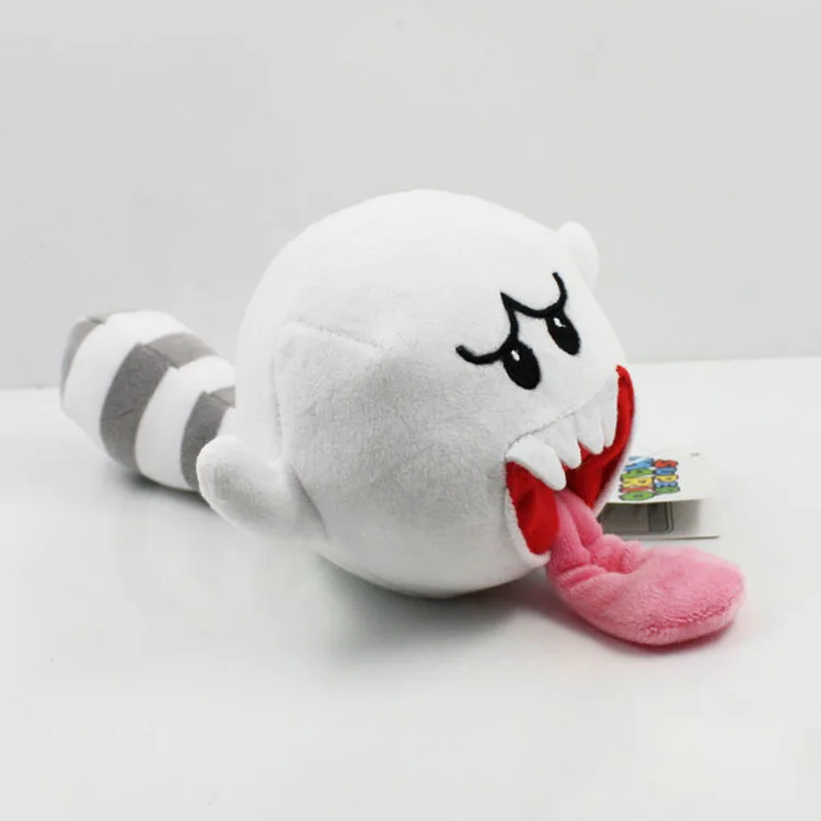 8inch 20CM Tanooki Tail Boo Ghost Soft Toy Stuffed Animal 1PCS Super Mario Bros 3D Land Plush | Игрушки и хобби