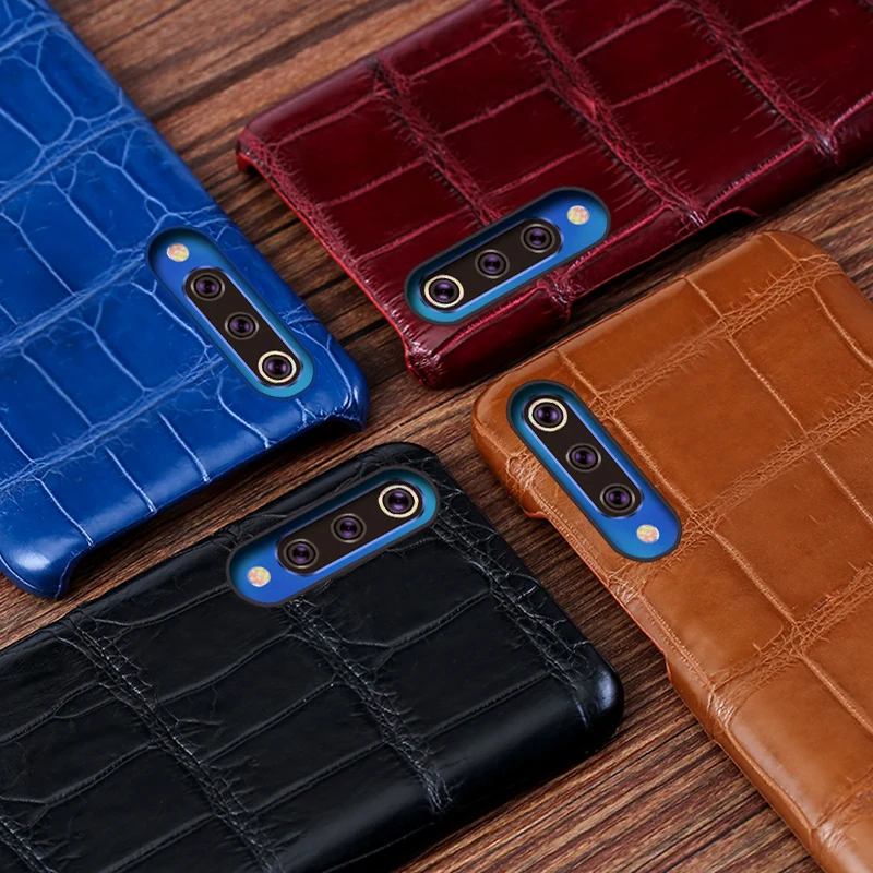 Роскошный чехол из крокодиловой кожи для Xiaomi 9, 9se, 8, 6, чехол, лучший чехол для мобильного телефона, чехол для Redmi Note 5, 6, чехол из натуральной кожи