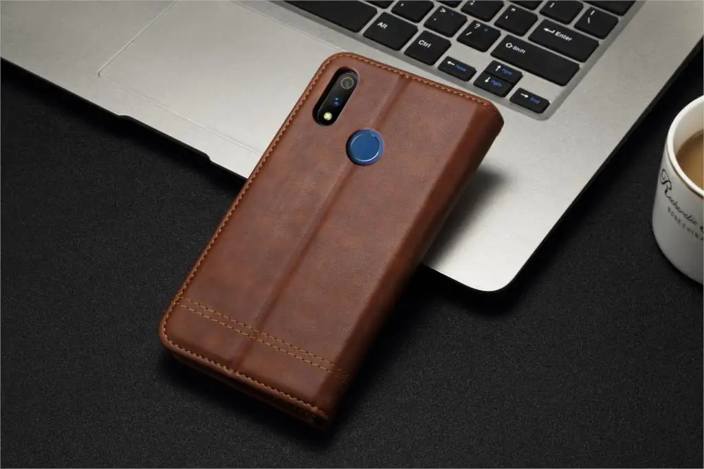 Новинка, винтажный кожаный чехол для OPPO Realme 3 pro, кошелек, роскошный, с отделением для карт, с подставкой, на магните, чехол для книги, повседневные чехлы для телефонов