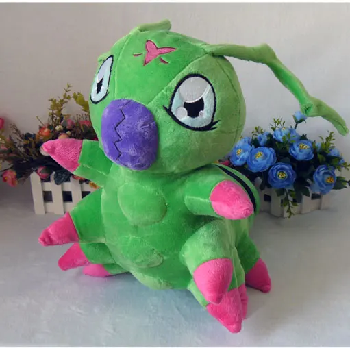 Цифровой Монстры Digimon Кен ichijouj wormmon Косплэй игрушки зеленый плюшевый и мягкие