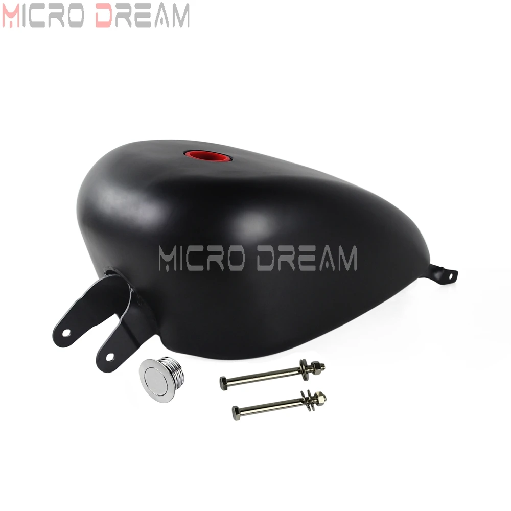Матовый черный 3 галлона EFI Топливный бак газа для Harley Sportster 883 1200 XL883L XL883R XL883C XL883N