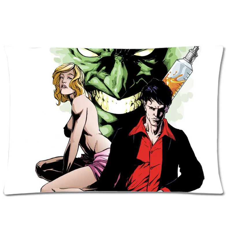 Dylan Dog Printed Pillowcase Custom Pillow Case Cover Rectangle Polyester Slip 50cmx75cm Christmas Gift | Дом и сад