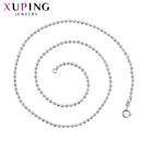 Ювелирные изделия Xuping, ожерелье с бусинами в форме с родиевым цветным покрытием для женщин, подарок на День Благодарения, 45119