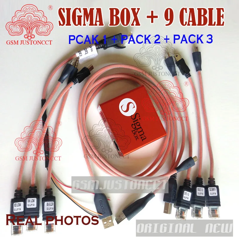 100% оригинал новейшая версия Сигма коробка/sigma коробка + Pack1 Pack2 Pack3 активированная