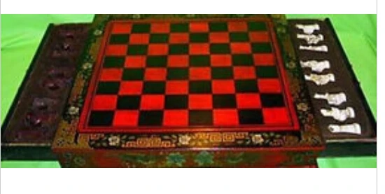 Juego de mesa de madera para coleccionistas, set de 32 piezas Vintage de ajedrez con mesa, tienda de bronceChina, venta al por mayor