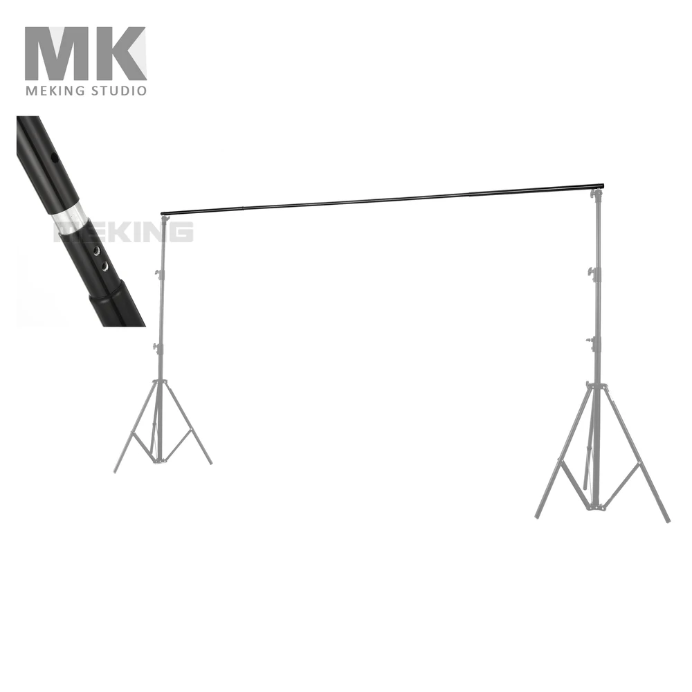 

2.8m / 9.2ft Background Cross Bar Photography Photo Studio Video Background Backdrops Support Crossbar for Light Stand Tripod