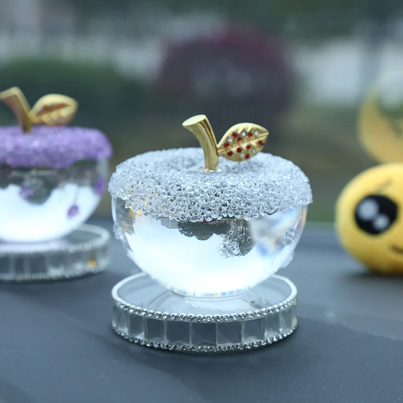 Высококачественное Хрустальное украшение для автомобиля Apple автомобильное