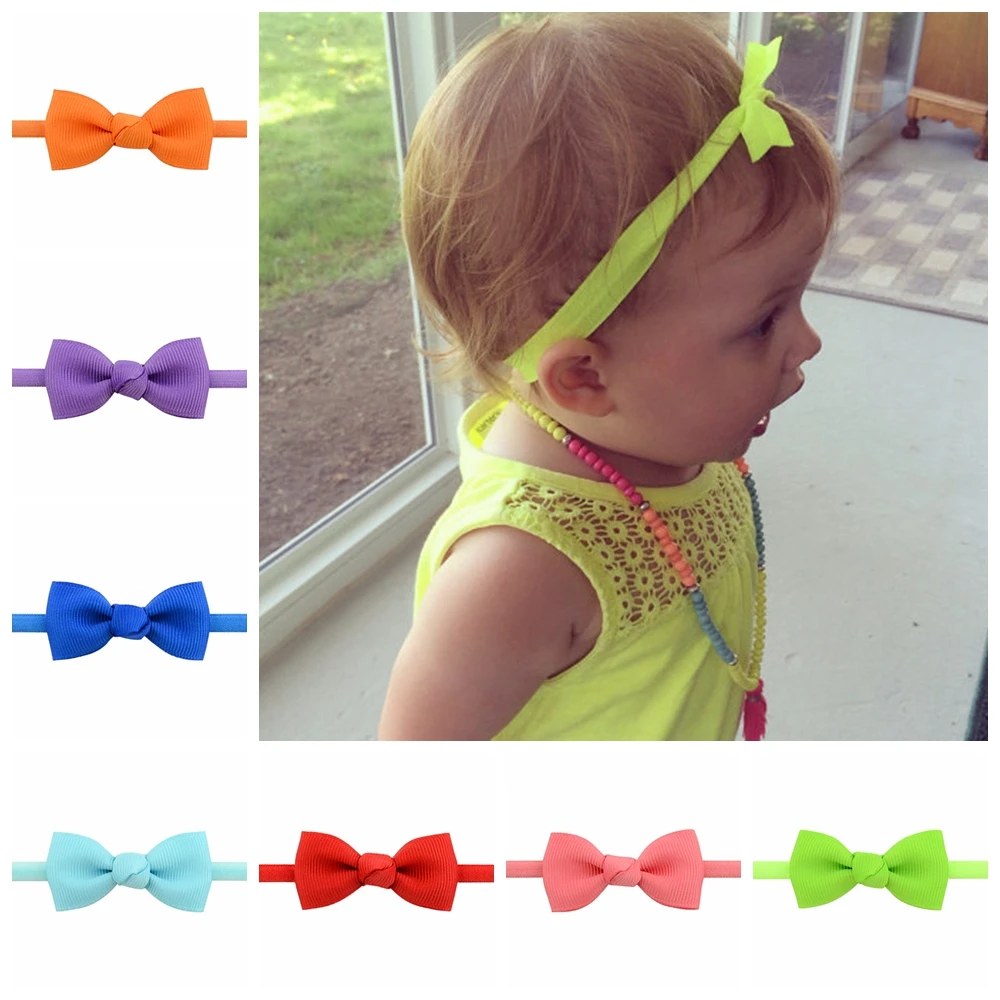Повязка на голову эластичная с бантом 20 шт./лот 706|headband accessories|bow headbandhair headband |