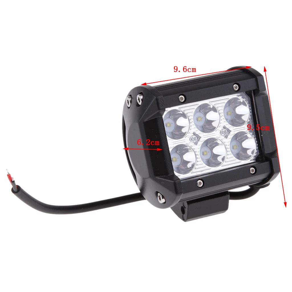 

18W 12/24V Motorcycle Car Waterproof Headlight LED Fog Light Spot Work Light