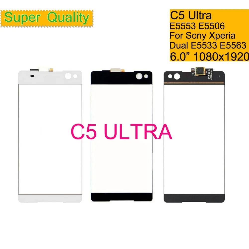 Сенсорный экран для Sony Xperia C5 Ultra E5553 E5506 дигитайзер сенсорного экрана фронтальная