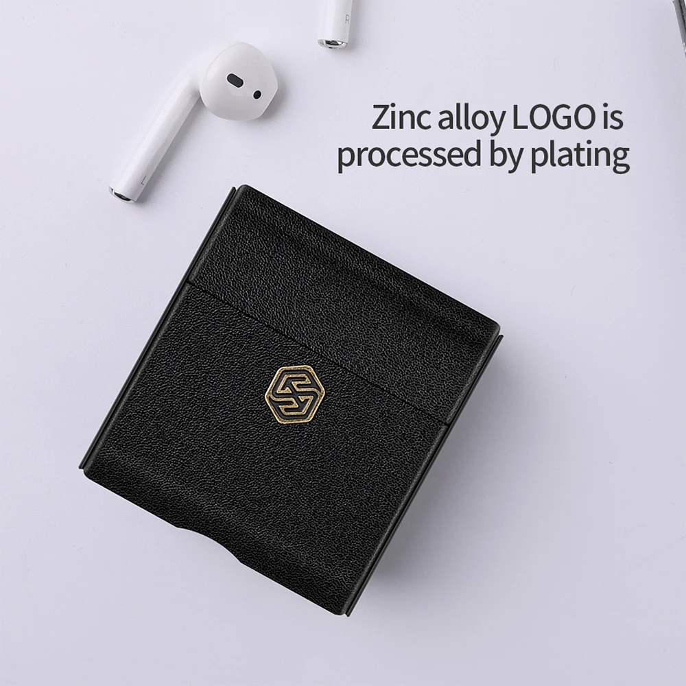 Оригинальный чехол Nillkin для Air Pods 2 откидной Чехол из искусственной кожи Защитная