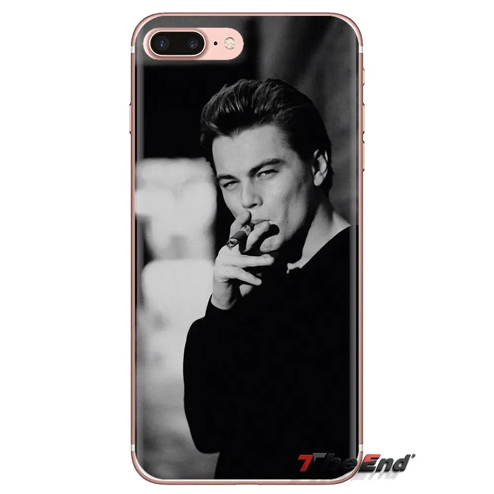 Силиконовый чехол для телефона iPod Touch Apple iPhone 4 4S 5 5S SE 5C 6 6S 7 8 X XR XS Plus MAX Leonardo Dicaprio Young