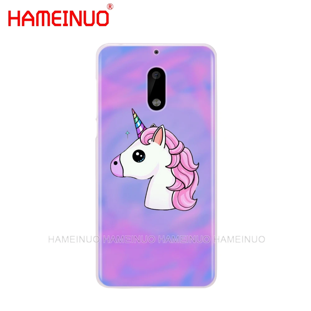 HAMEINUO Радуга Единорог крышка чехол для телефона для Nokia 9 8 7 6 5 3 Lumia 630 640 640XL - Цвет: 80807