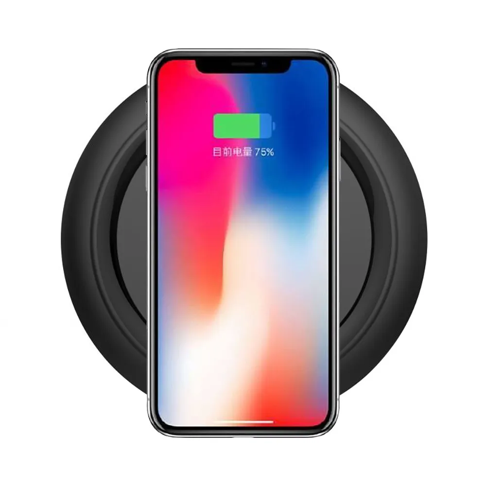 Беспроводное зарядное устройство Qi Быстрое беспроводное для iPhone X Samsung|Зарядные