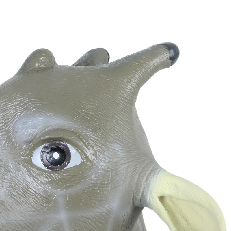 Уникальная латексная маска для головы жирафа костюм Хэллоуина игрушка вечеринки