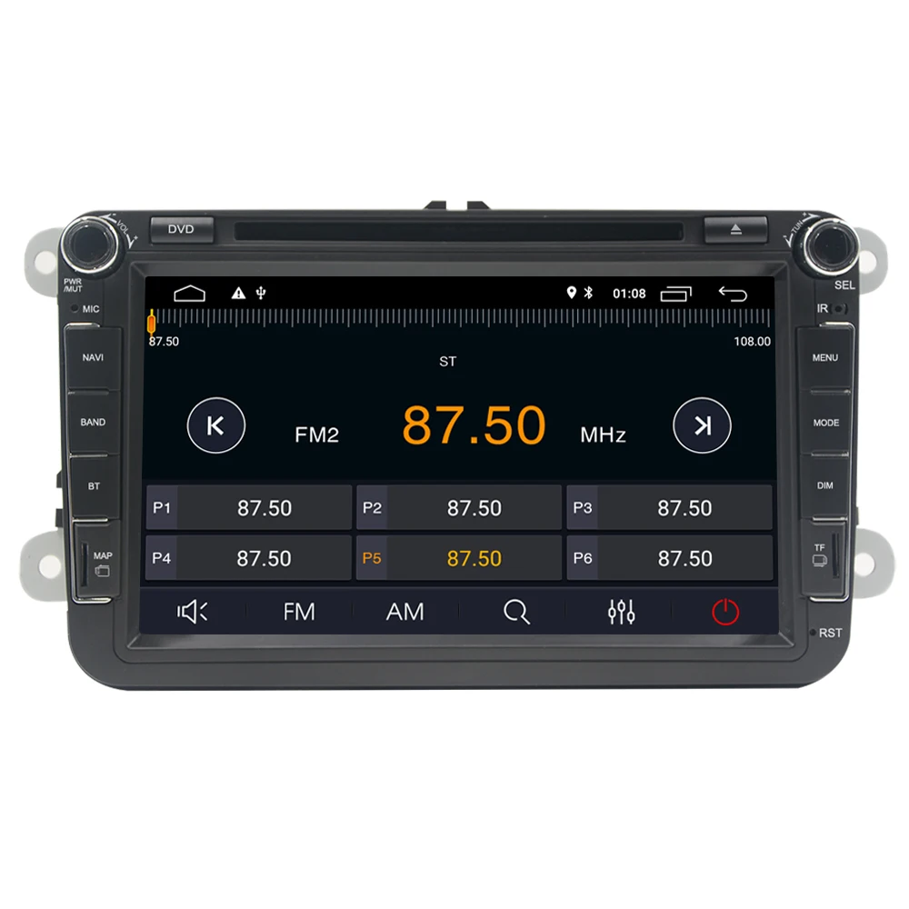 8 &quot2G RAM Android 1 автомобильный DVD для Skoda Fabia Rapid Roomster Yeti Octavia Superb gps радио головное