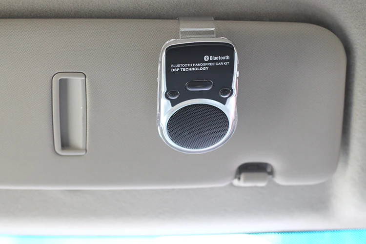 Автомобильный Bluetooth динамик на солнечной батарее|kit hands free|bluetooth car kitbluetooth kit |