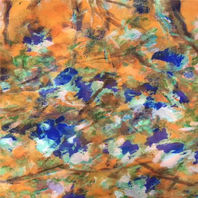 High quality African silk chiffon floral printed fabric for ladies dress soft and comfortable fabric! LXF4319 | Дом и сад