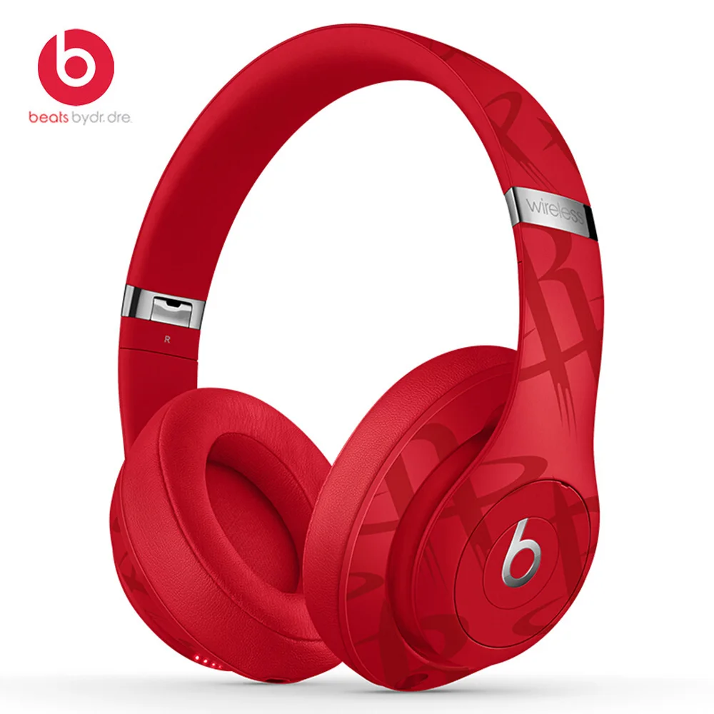 Rockets Red Beats Studio O3 беспроводные Накладные наушники NBA коллекция чистый АНК шумоподавление Bluetooth Музыкальная гарнитура с микрофоном Beats by dre - Цвет: Rockets Red