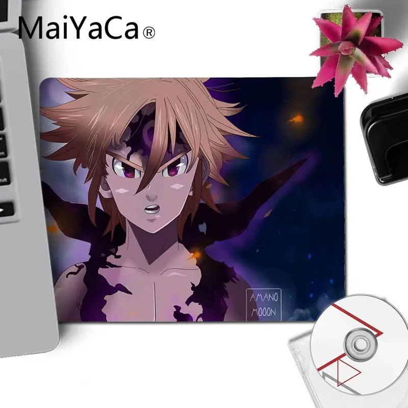 18x22cm MaiYaCa Забавный Nanatsu no Taizai The Seven Deadly Sins коврик для мыши Аниме нескользящий ноутбук компьютер ПК игровой коврик Настольный коврик - Цвет: 18x22cm