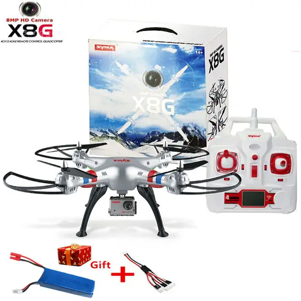 Syma X8G &amp X8W обновления дрона с дистанционным управлением 8MP Широкий формат Камера 2