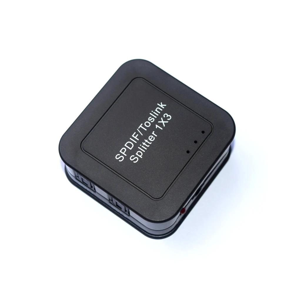 TOSLINK SPDIF 1x3 цифровой оптоволоконный сплиттер 1 вход 3 аудио выход адаптер вилка ЕС
