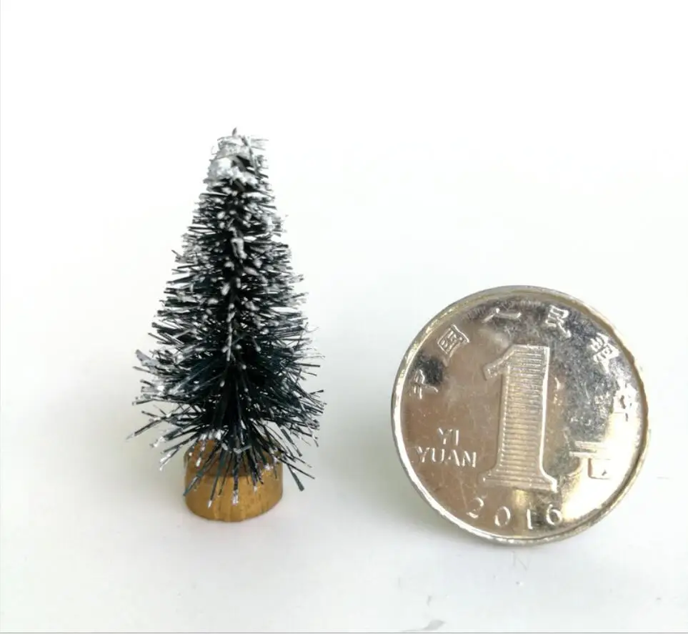 Миниатюрное украшение для кукольного домика высота 4 см сосна рождественской