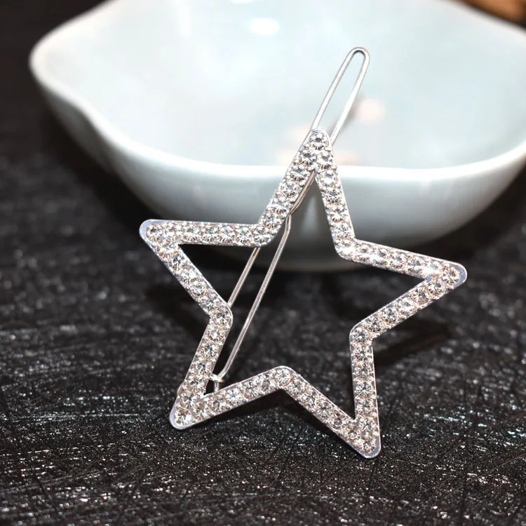 Новые модные зажимы для волос со звездой вишни, пчелой и пером "ножницы" 2019 года для женщин и девочек, подарок на день рождения, ювелирные изделия оптом.