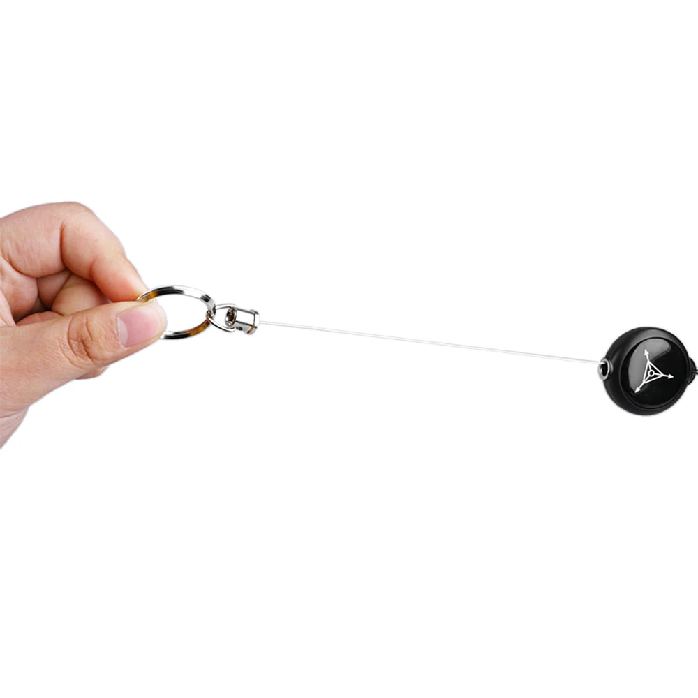 Lixada 3pcs/lot Fishing Zinger Retractors Fly Fishing Anglers Vest Pack Tool Gear Outdoor Camping Hiking Keychain Ring
