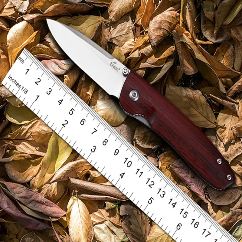 Enlan M028 8Cr13MoV G10 или складной нож с деревянной ручкой инструмент для выживания кемпинга охотничий карманный нож тактический инструмент для повседневного использования