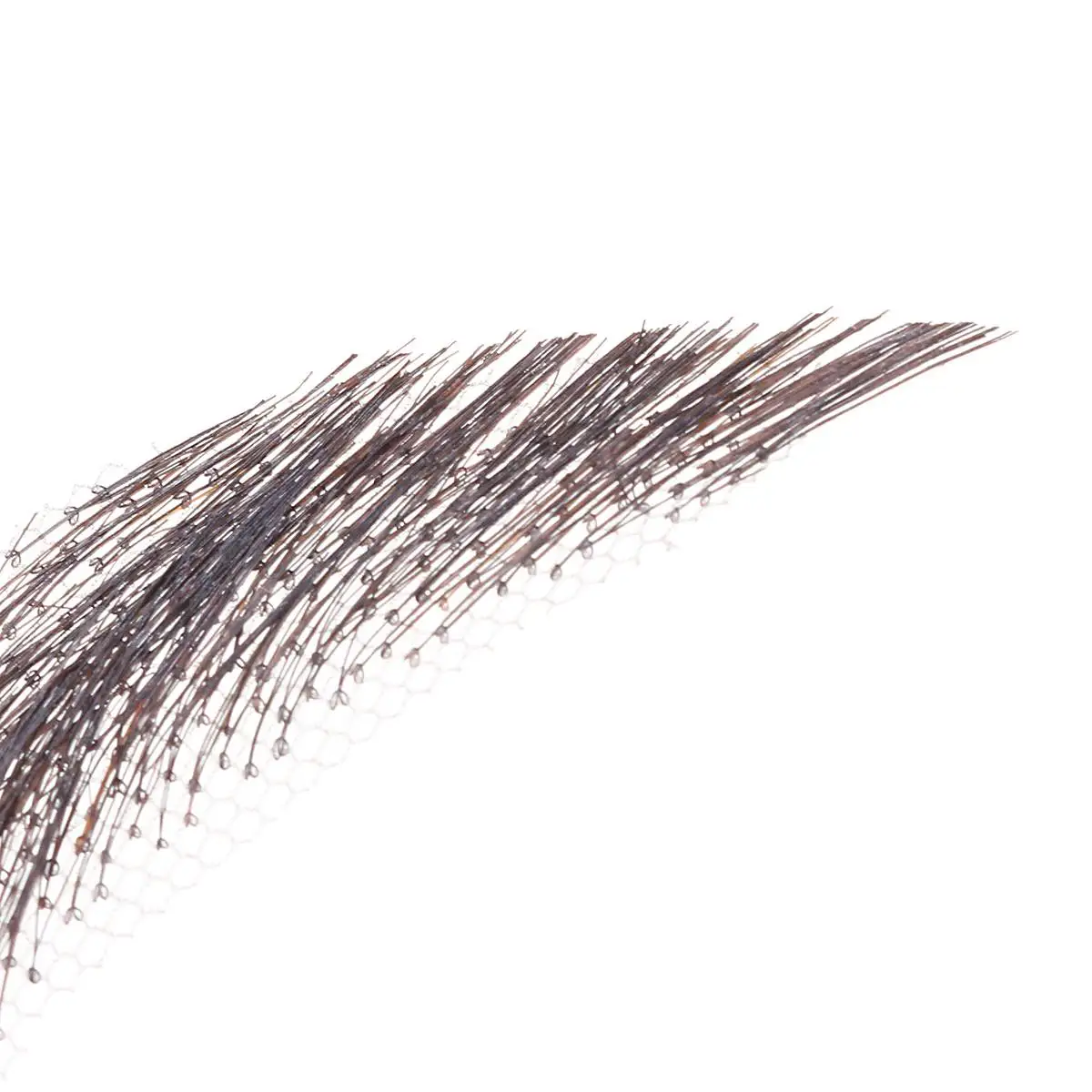 

100% Handmade Human Hair False Eyebrows Lace Base For Man For Party Wedding Cosplay Star Fake Eyebrow Synthetic Eyebrows