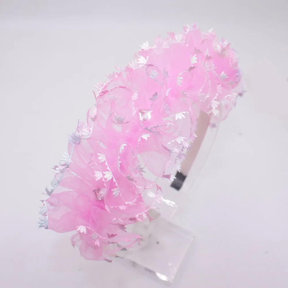 Повязка на голову с цветами 3 цвета|kids hair accessories|fashion accessorieshair accessories |