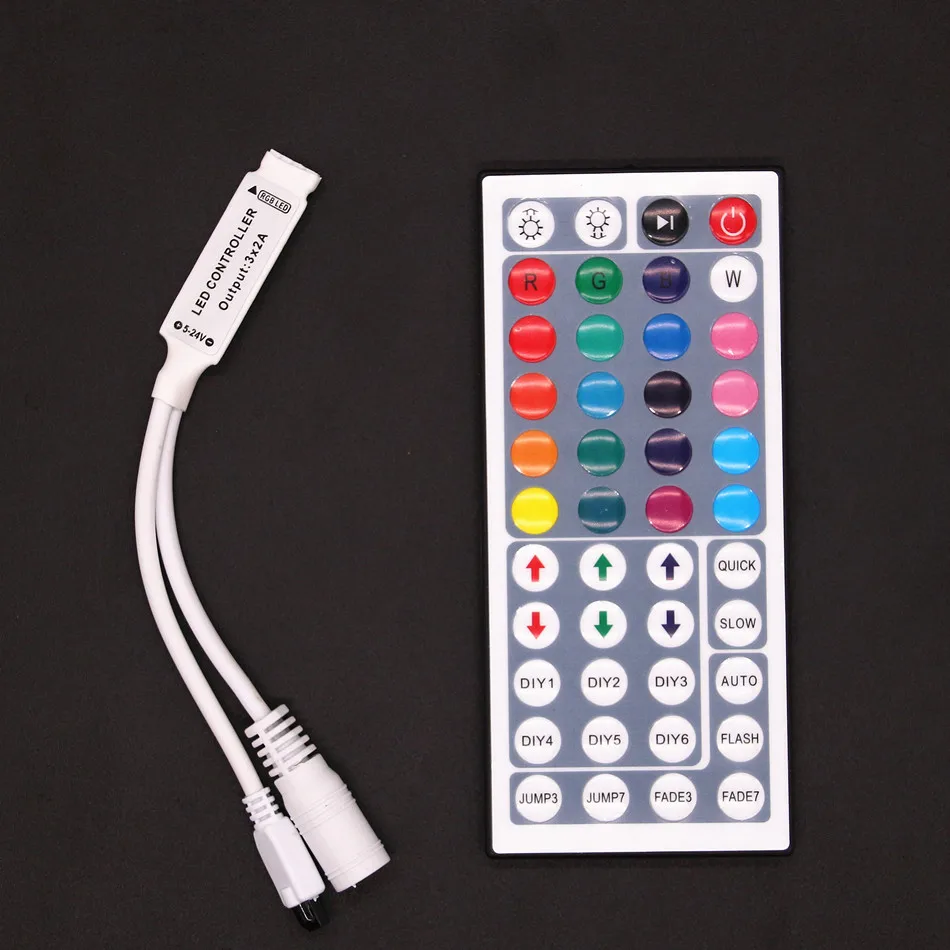 DC 12 V мини 44Key светодиодный RGB инфракрасный пульт дистанционного управления для SMD