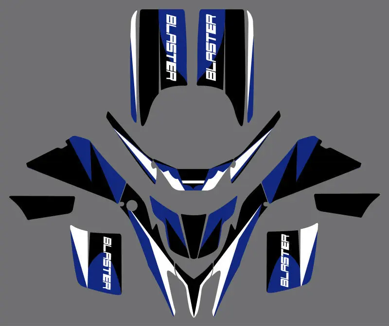 0028 новые стильные наклейки графика для Yamaha BLASTER YFS200 1988 2006 YFS 200 бластер200|decal graphics|for