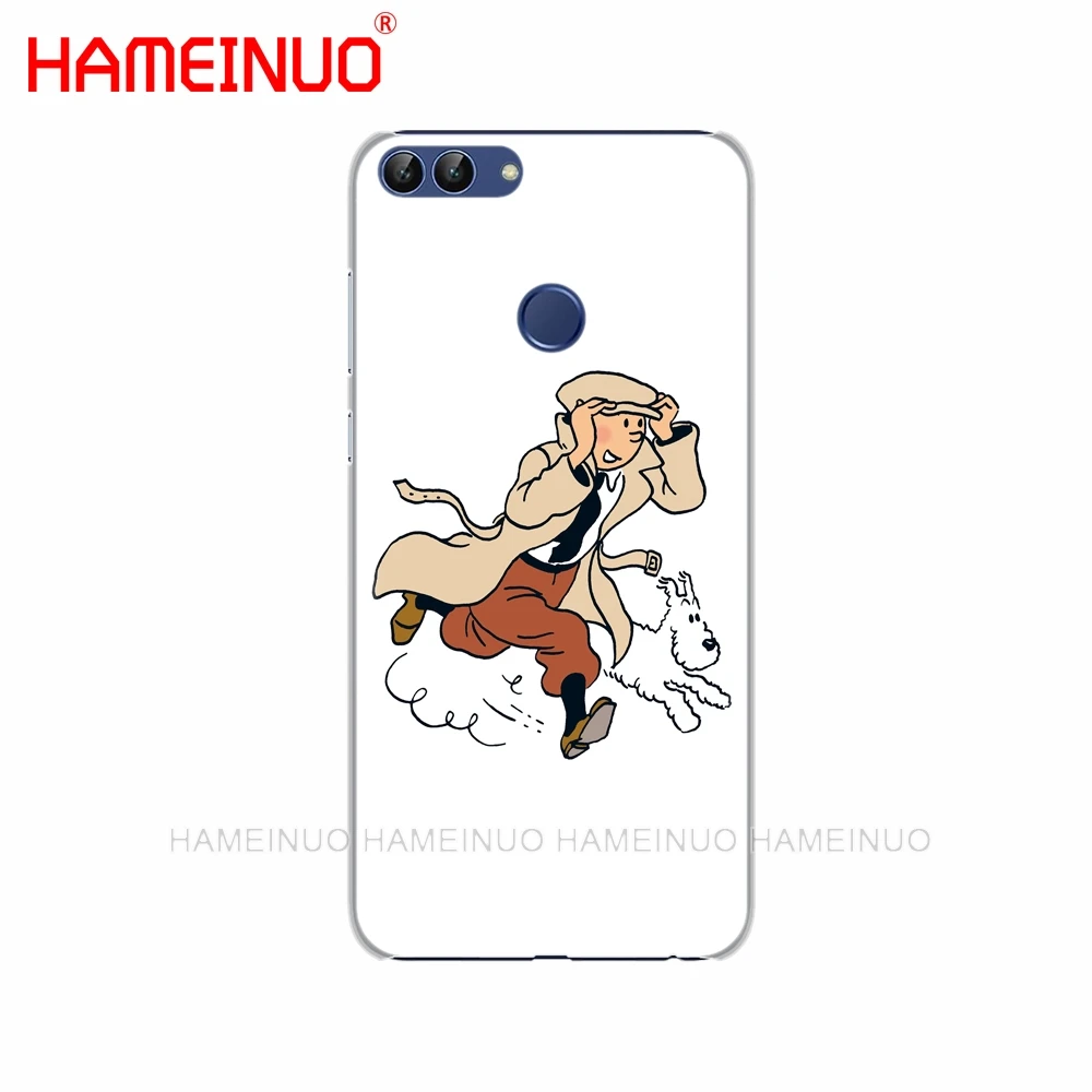 HAMEINUO Приключения Тинтин чехол для телефона Huawei NOVA 2 2S 3e PLUS LITE p smart 2018 enjoy 7s mate 7 8 9 10