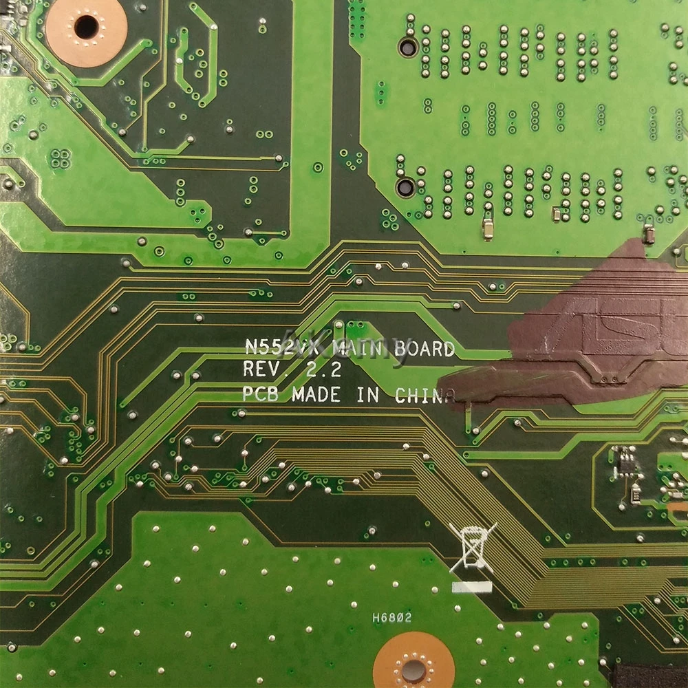 Akemy N552VX материнская плата для ноутбука For Asus VivoBook Pro N552V N552 тестовая оригинальная I7